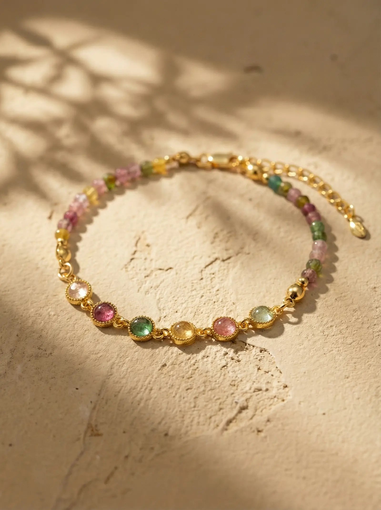S925 Silver Natural Tourmaline Bracelet