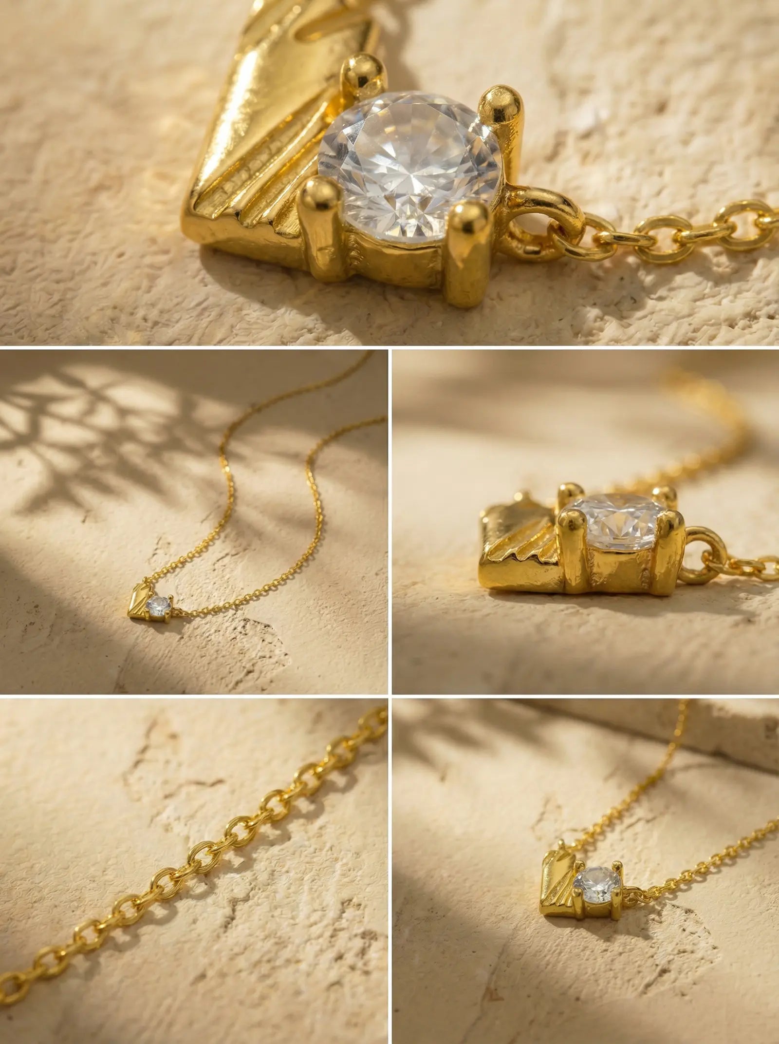 S925 Silver Heart Zircon Necklace